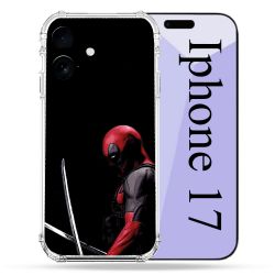 Coque Renforcée Pour Iphone 17 Deadpool Epee