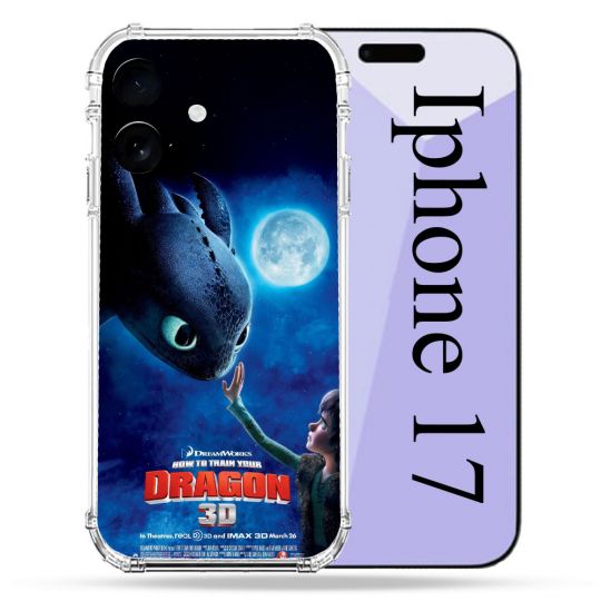 Coque Renforcée Pour Iphone 17 Dragons Affiche