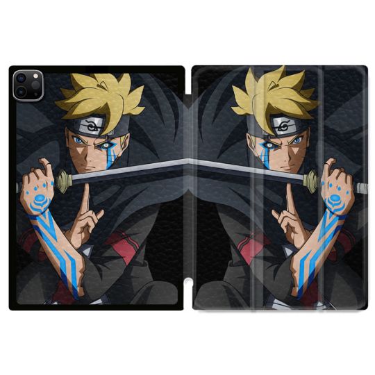 Coque Renforcée Pour Ipad Pro 11 M4 2024 Manga Boruto Tatouage