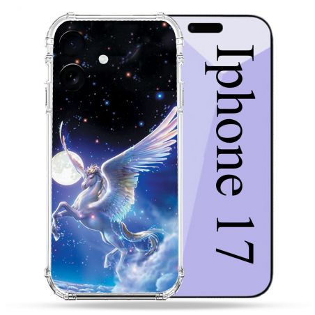 Coque Renforcée Pour Iphone 17 Fantastique Licorne Céleste
