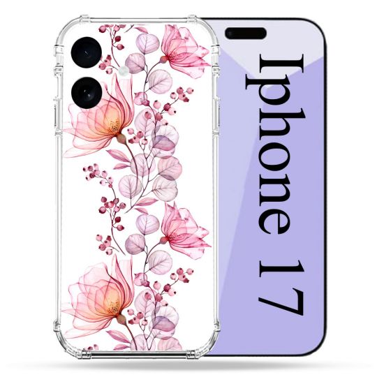 Coque Renforcée Pour Iphone 17 Fleur Eclosion