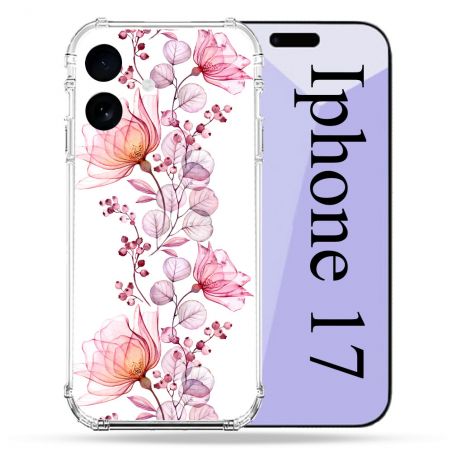 Coque Renforcée Pour Iphone 17 Fleur Eclosion