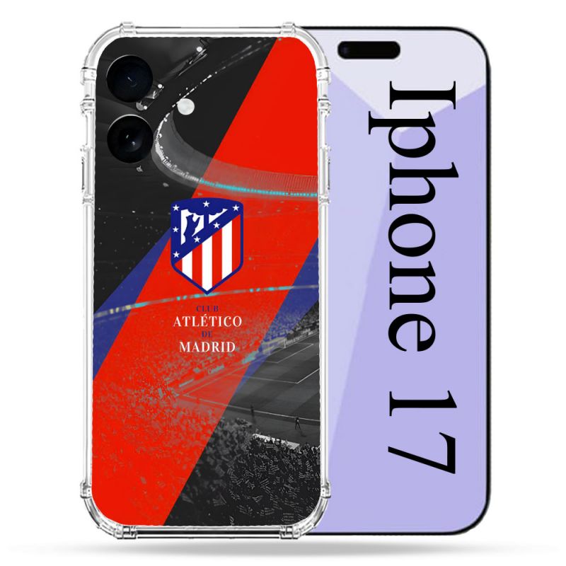 Coque Renforcée Pour Iphone 17 Foot Athletico Madrid