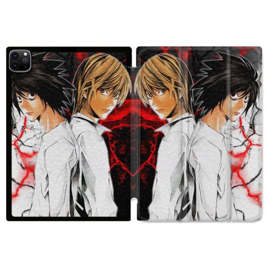 Coque Renforcée Pour Ipad Pro 11 M4 2024 Manga Death Note Duo
