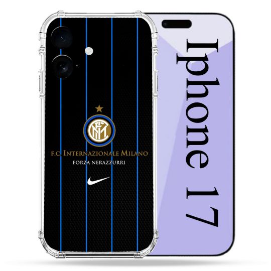 Coque Renforcée Pour Iphone 17 Foot Inter Milan