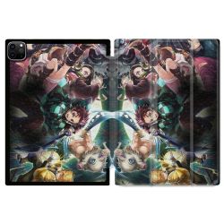 Coque Renforcée Pour Ipad Pro 11 M4 2024 Manga Demon Slayer Groupe