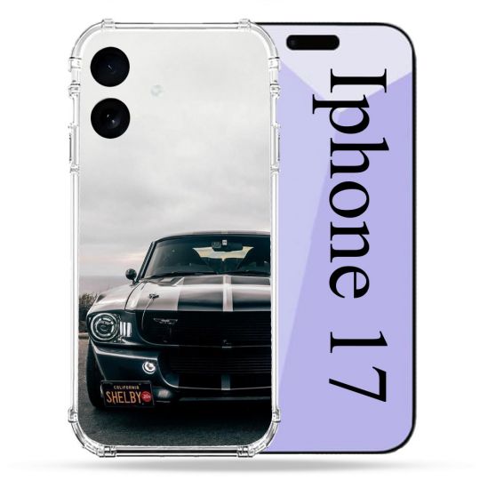Coque Renforcée Pour Iphone 17 Ford Mustang GT500 Vintage