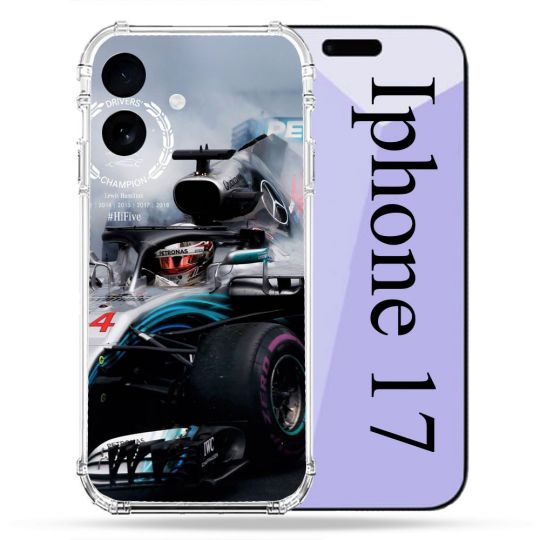 Coque Renforcée Pour Iphone 17 Formule 1 F1 Mercedes Petronas