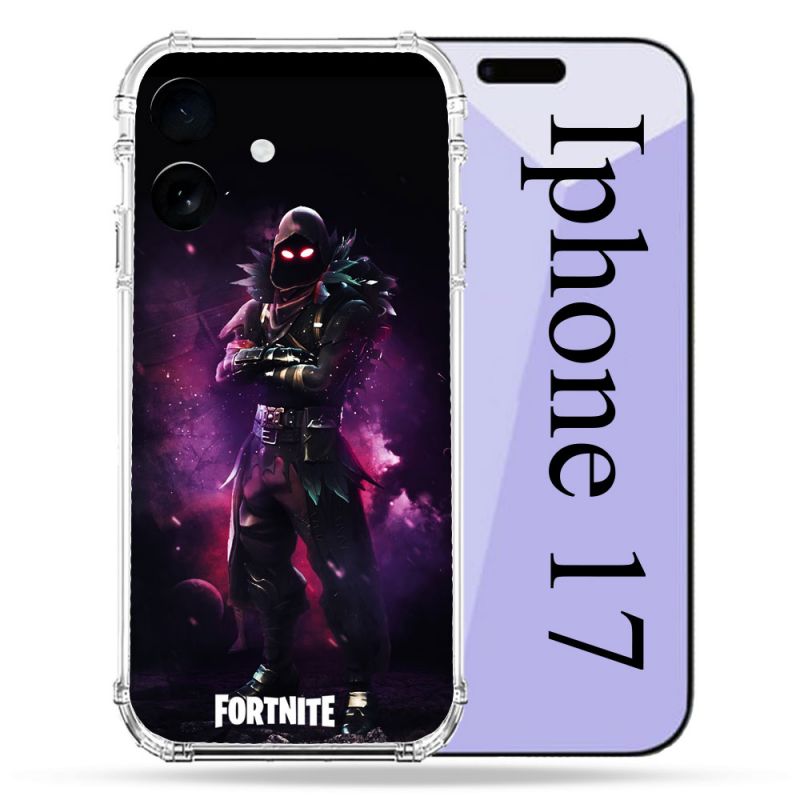 Coque Renforcée Pour Iphone 17 Fortnite Raven