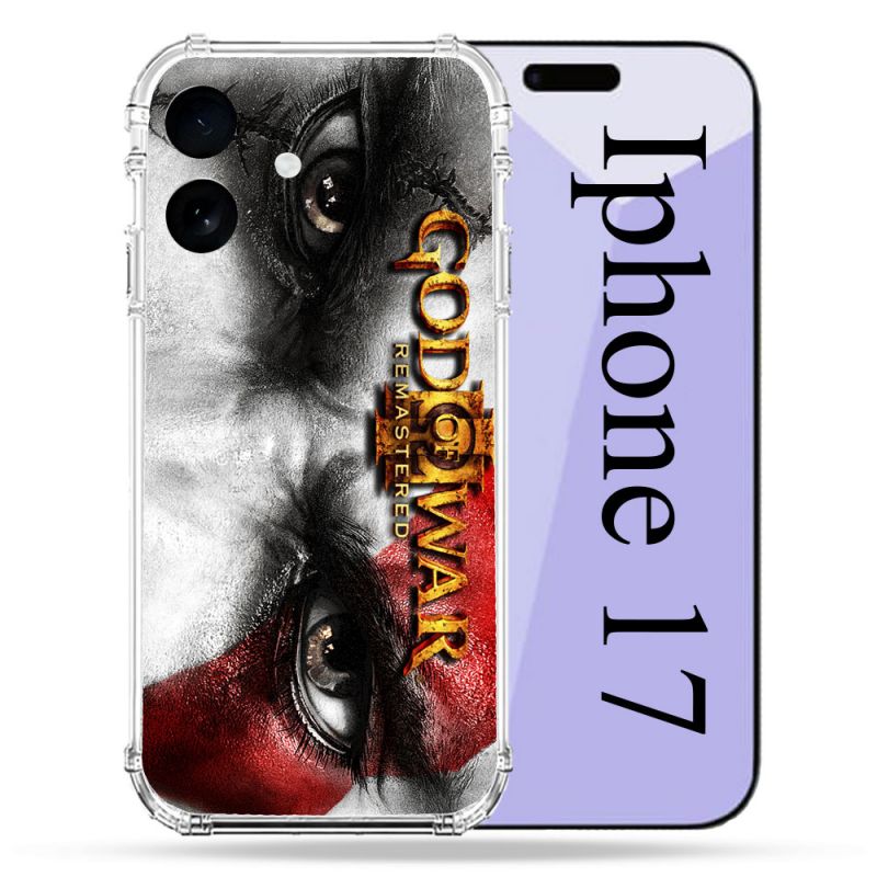 Coque Renforcée Pour Iphone 17 God Of War GOW
