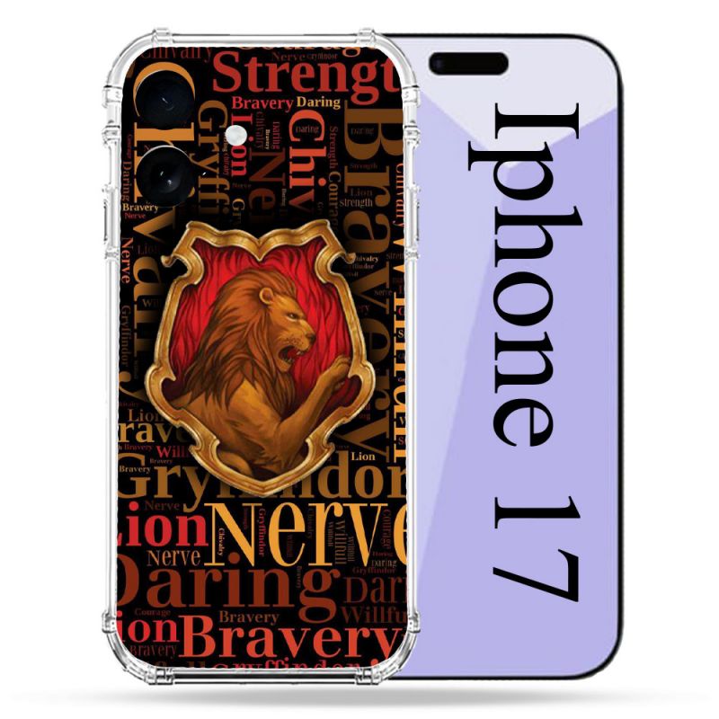 Coque Renforcée Pour Iphone 17 Harry Potter Griffondor