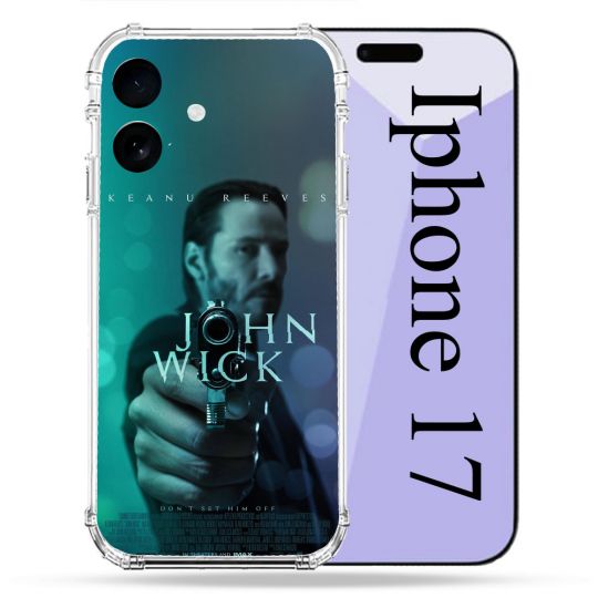 Coque Renforcée Pour Iphone 17 John Wick
