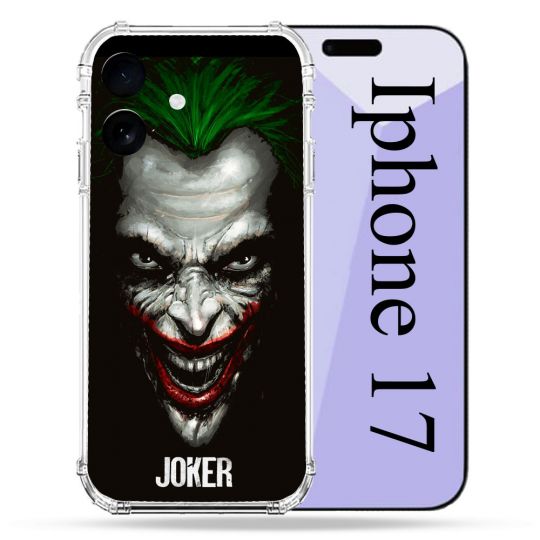 Coque Renforcée Pour Iphone 17 Joker Noir