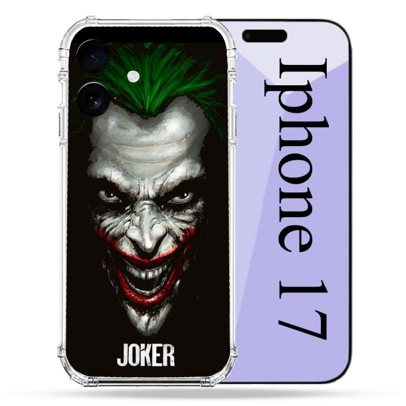 Coque Renforcée Pour Iphone 17 Joker Noir