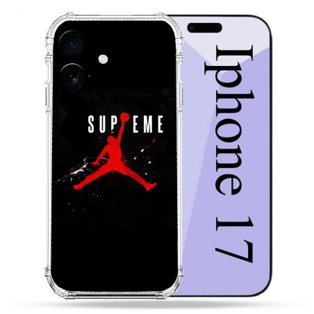 Coque Renforcée Pour Iphone 17 Jordan Supreme Noir