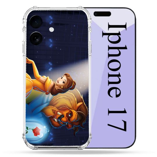 Coque Renforcée Pour Iphone 17 La Belle et La Bête