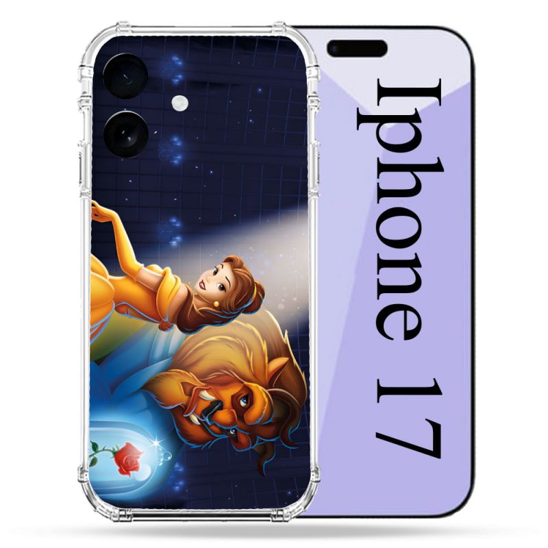 Coque Renforcée Pour Iphone 17 La Belle et La Bête