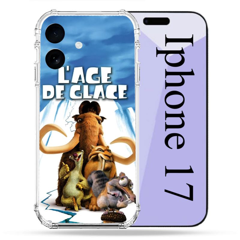 Coque Renforcée Pour Iphone 17 L'âge de Glace Affiche