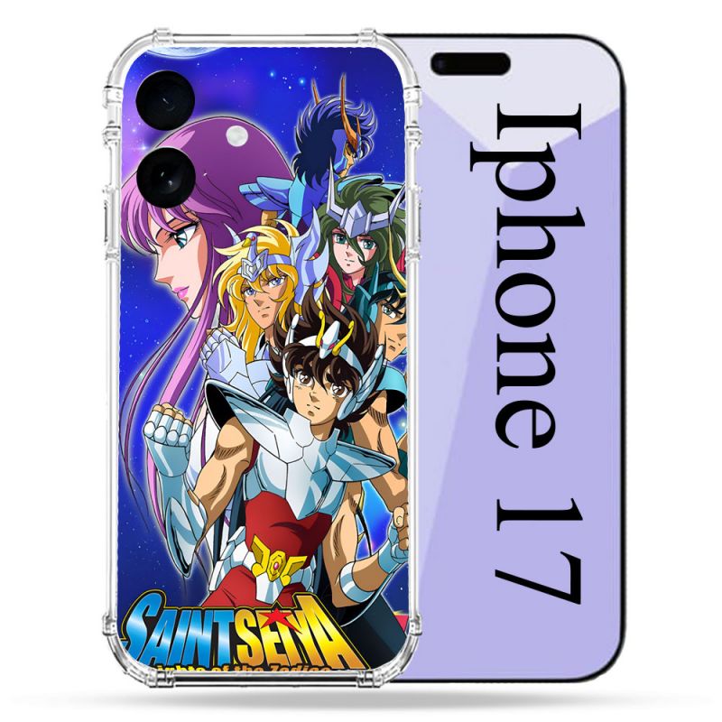 Coque Renforcée Pour Iphone 17 Les Chevaliers Du Zodiaque