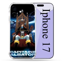 Coque Renforcée Pour Iphone 17 Manga Capitaine Albator