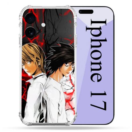 Coque Renforcée Pour Iphone 17 Manga Death Note Duo