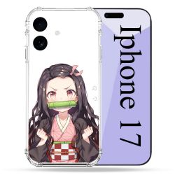 Coque Renforcée Pour Iphone 17 Manga Demon Slayer Nezuko