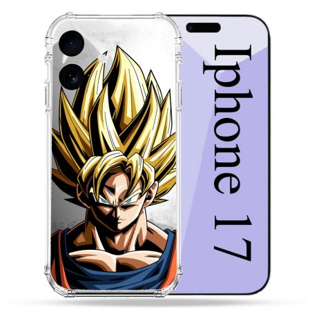 Coque Renforcée Pour Iphone 17 Manga Dragon Ball Sangoku Portrait