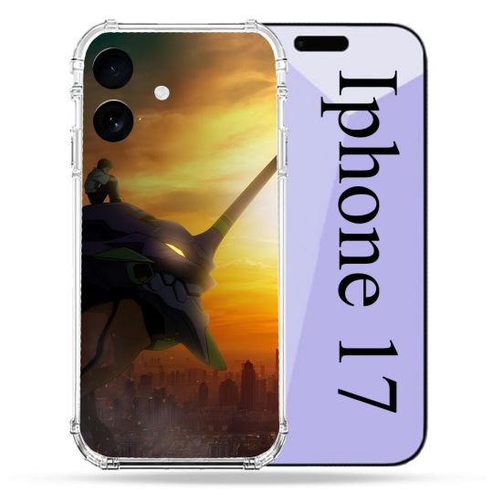 Coque Renforcée Pour Iphone 17 Manga Evangelion