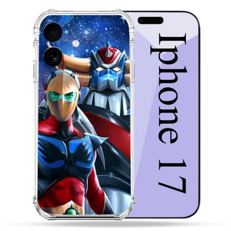 Coque Renforcée Pour Iphone 17 Manga Goldorak