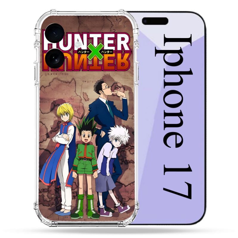 Coque Renforcée Pour Iphone 17 Manga Hunter X Hunter Vintage