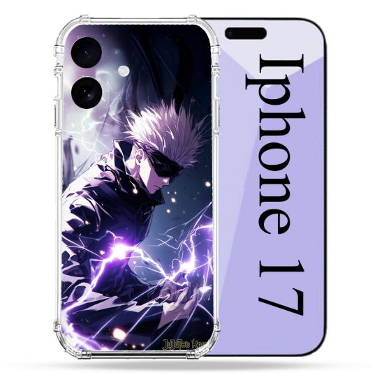 Coque Renforcée Pour Iphone 17 Manga Jujutsu Kaisen Gojo Saturo