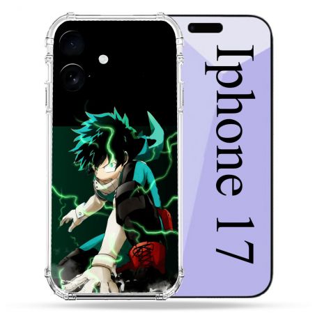 Coque Renforcée Pour Iphone 17 Manga My Hero Academia Deku