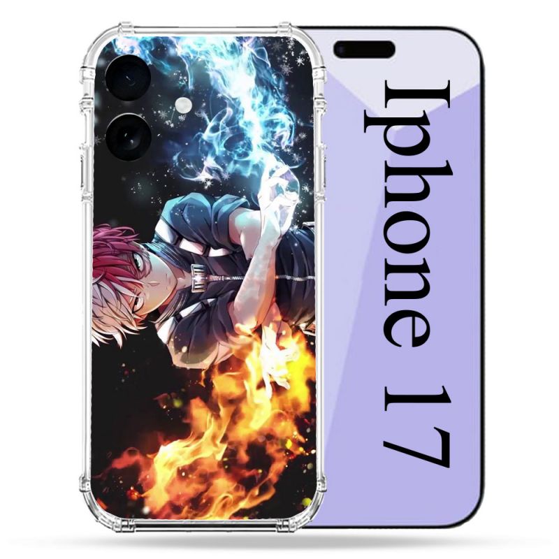 Coque Renforcée Pour Iphone 17 Manga My Hero Academia Shoto