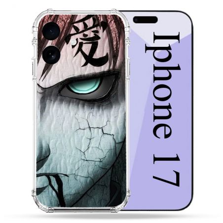 Coque Renforcée Pour Iphone 17 Manga Naruto Gaara