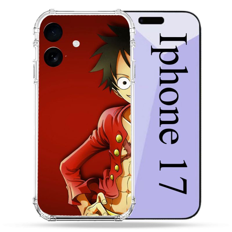 Coque Renforcée Pour Iphone 17 Manga One Piece Luffy