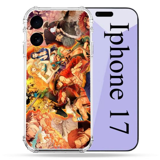 Coque Renforcée Pour Iphone 17 Manga One Piece Nakama
