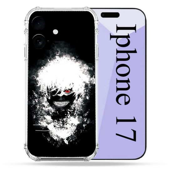 Coque Renforcée Pour Iphone 17 Manga Tokyo Ghoul Kaneki Tag