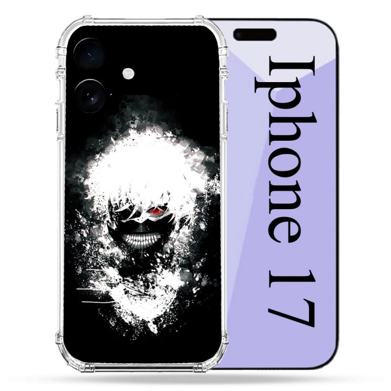 Coque Renforcée Pour Iphone 17 Manga Tokyo Ghoul Kaneki Tag