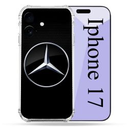 Coque Renforcée Pour Iphone 17 Mercedes Carbone