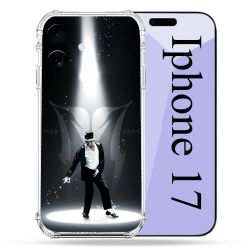 Coque Renforcée Pour Iphone 17 Michael Jackson Noir
