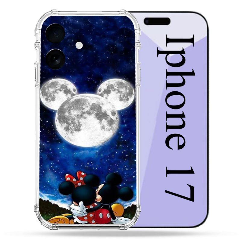 Coque Renforcée Pour Iphone 17 Mickey Minnie
