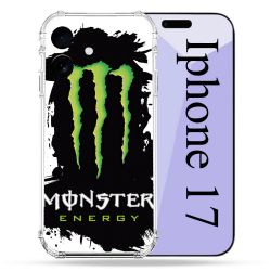 Coque Renforcée Pour Iphone 17 Monster Energy Tache