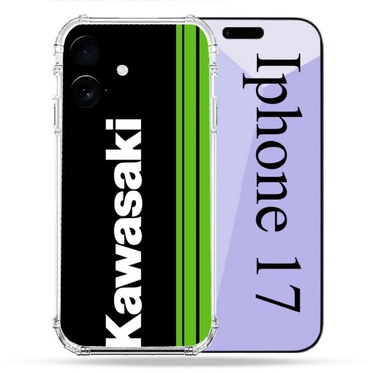 Coque Renforcée Pour Iphone 17 Moto Kawasaki