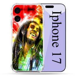 Coque Renforcée Pour Iphone 17 Musique Bob Marley Color