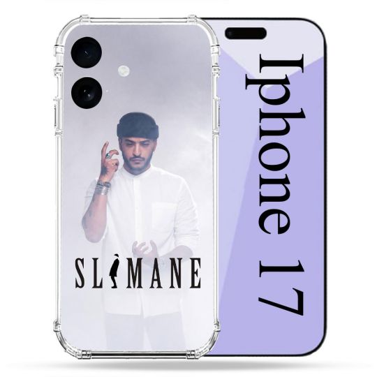 Coque Renforcée Pour Iphone 17 Musique Slimane Blanc