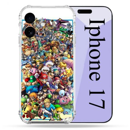 Coque Renforcée Pour Iphone 17 Nintendo