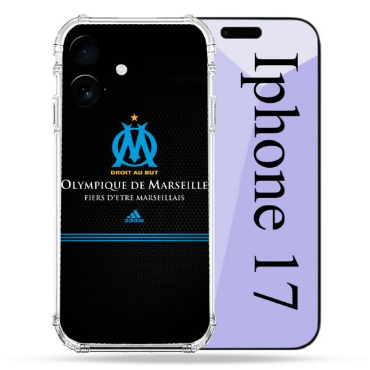 Coque Renforcée Pour Iphone 17 Olympique Marseille OM Fier etre Marseillais