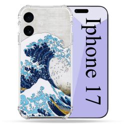 Coque Renforcée Pour Iphone 17 Peinture La Grande Vague