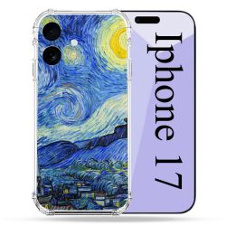 Coque Renforcée Pour Iphone 17 Peinture La nuit étoilée