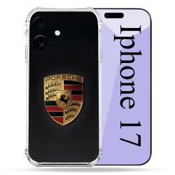 Coque Renforcée Pour Iphone 17 Porsche Carbone